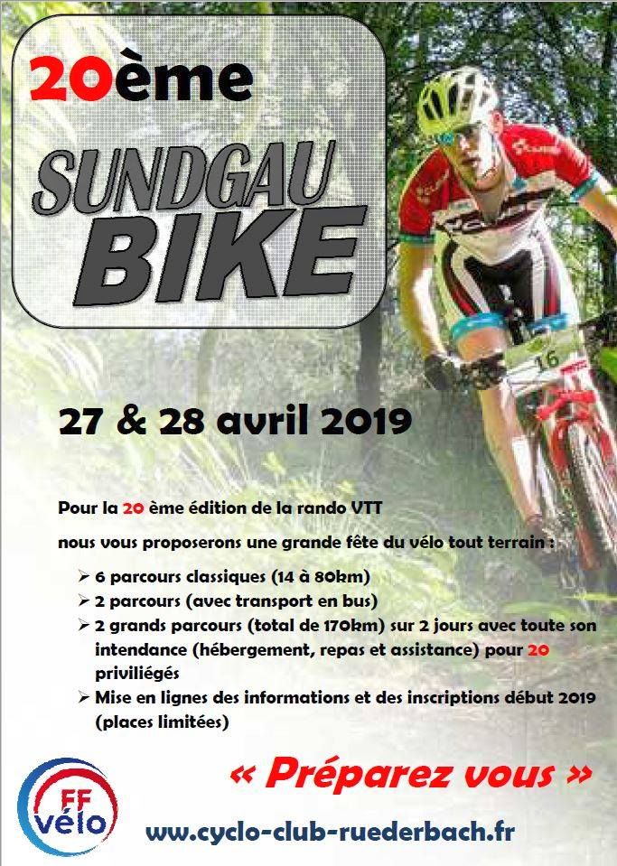 20ème Sundgau-Bike - 27 et 28 avril 2019